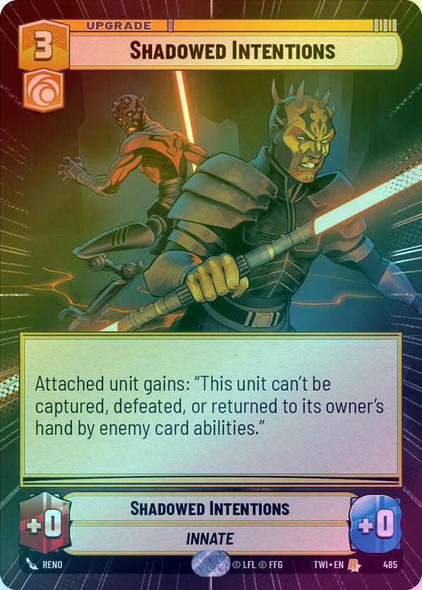 Shadowed Intentions (Hyperspace) - 485 - Rare (Foil)