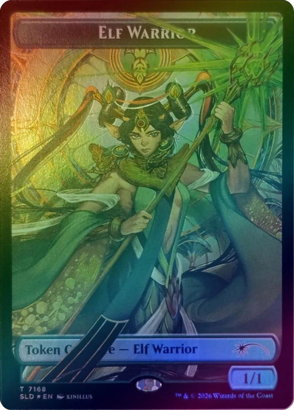Elf Warrior Token - Their Magic is Limitless (Foil) (SLD)