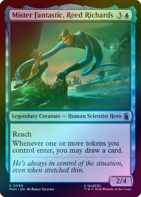 Mister Fantastic, Reed Richards (Foil) (MSH) (Pre-Order)