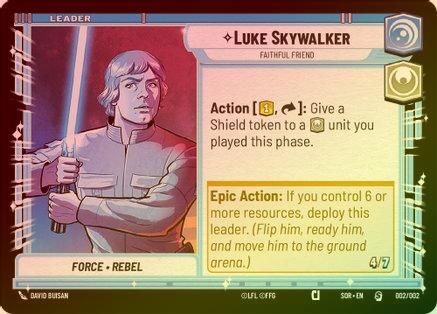 Luke Skywalker - Faithful Friend - 002/002 - Special (Pre-Release Promo)