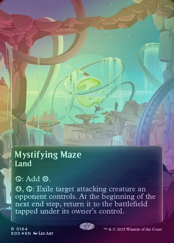 Mystifying Maze - Borderless Poster (Galaxy Foil) (EOS)
