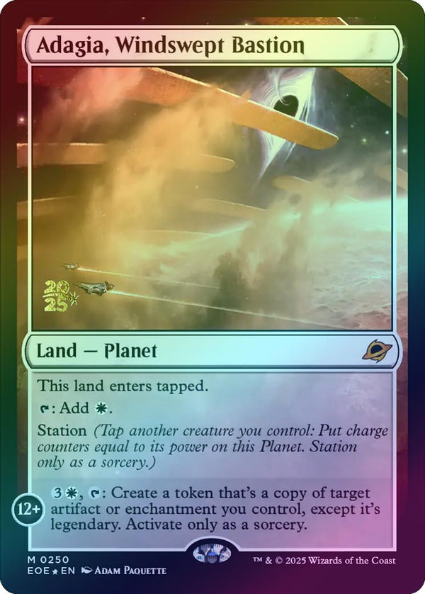 Adagia, Windswept Bastion - Prerelease Promo (Foil) (PEOE)