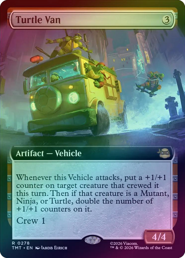 Turtle Van - Extended Art (Foil) (TMT)