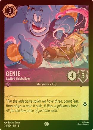 Genie (Excited Shipbuilder) - 38/204 - Common (Foil)