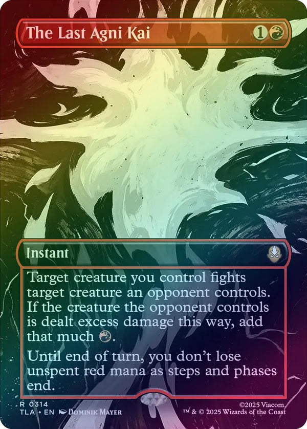 The Last Agni Kai - Borderless Scene (Foil) (TLA)