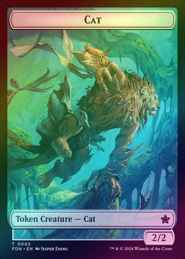 Cat (02) // Cat Token (01) (Foil) (TFDN)