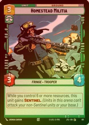 Homestead Militia - 611 - Common (Foil)