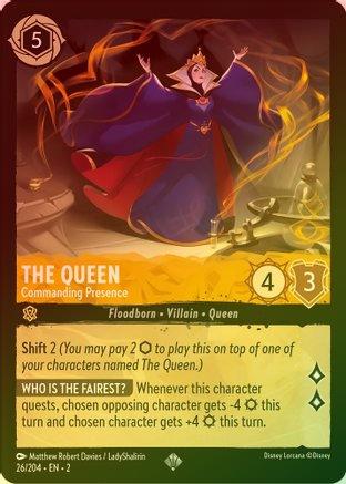 The Queen (Commanding Presence) - 26/204 - Super Rare (Foil)