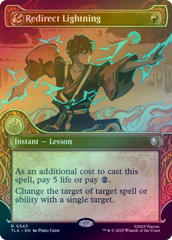 Redirect Lightning - Elemental Frame Showcase (Foil) (TLA)