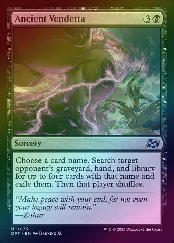 Ancient Vendetta (Foil) (DFT)