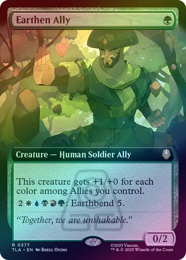 Earthen Ally - Extended Art (Foil) (TLA)