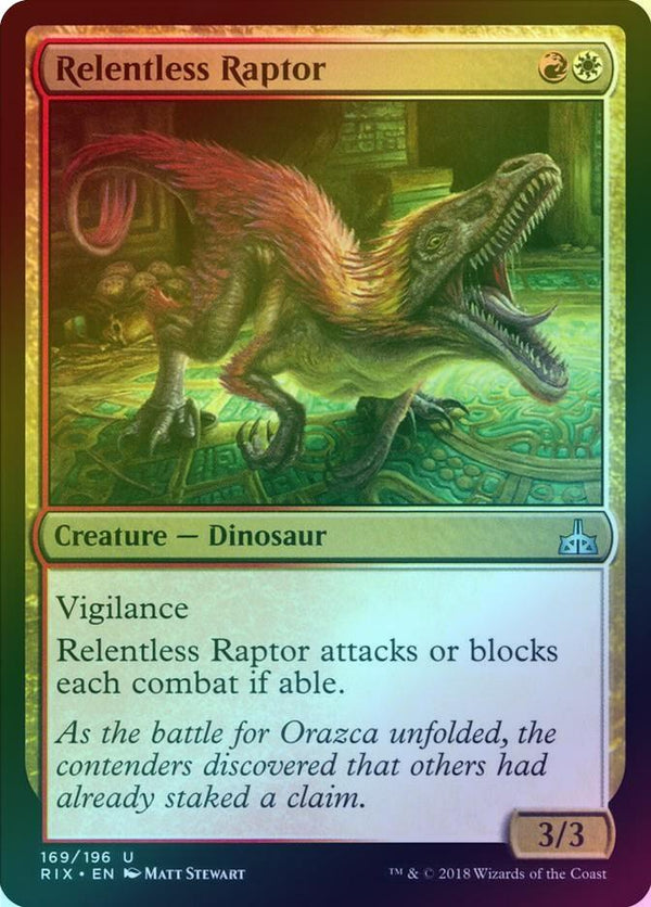 Relentless Raptor (Foil) (RIX)