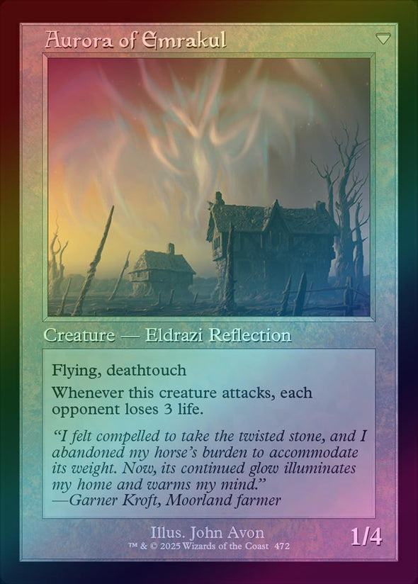 Cryptolith Fragment // Aurora of Emrakul - Retro Frame (Foil) (INR)