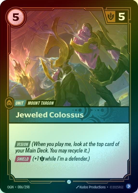 Jeweled Colossus - 086/298 - Common (Foil)