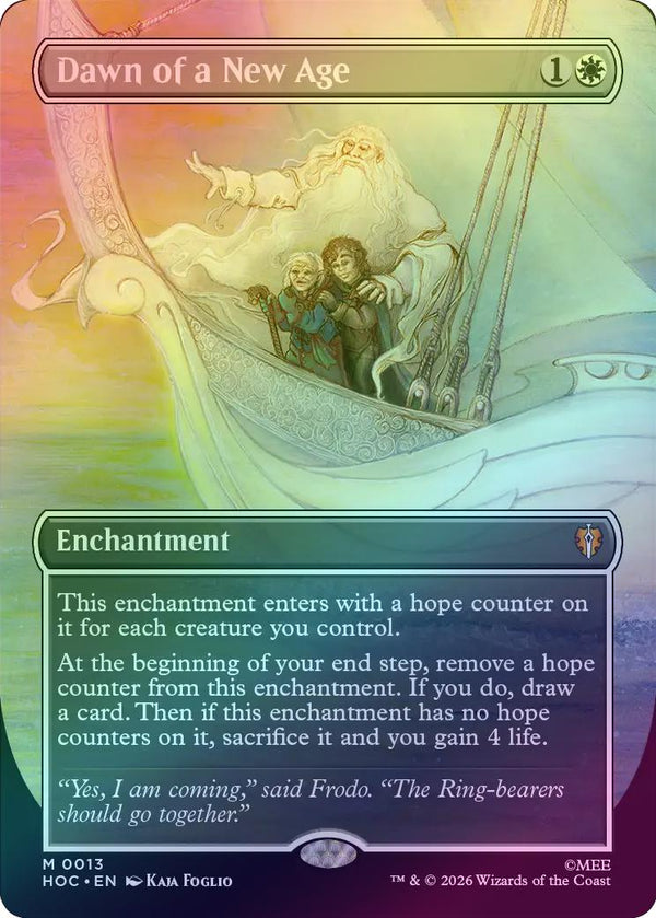 Dawn of a New Age - Borderless (Foil) (HOC) (Pre-Order)