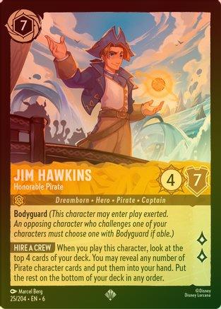 Jim Hawkins (Honorable Pirate) - 25/204 - Super Rare (Foil)