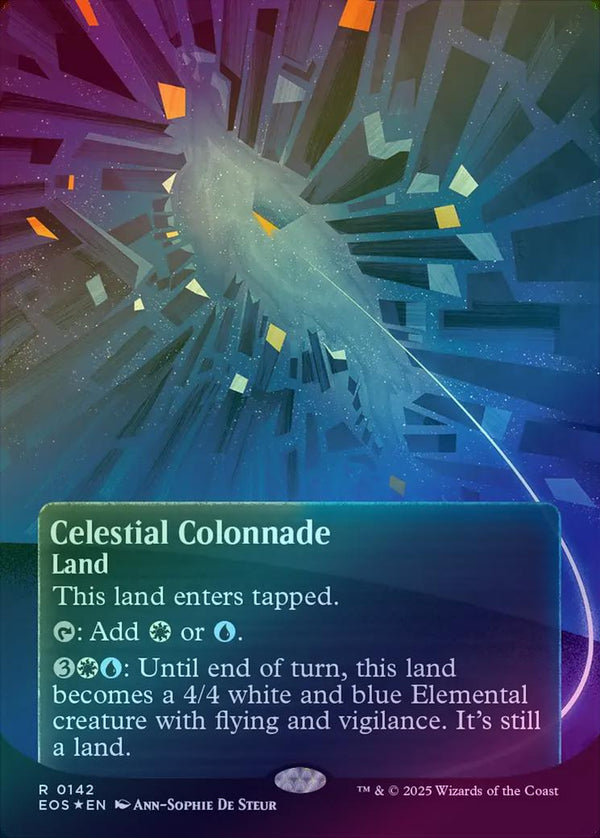 Celestial Colonnade - Borderless Poster (Galaxy Foil) (EOS)