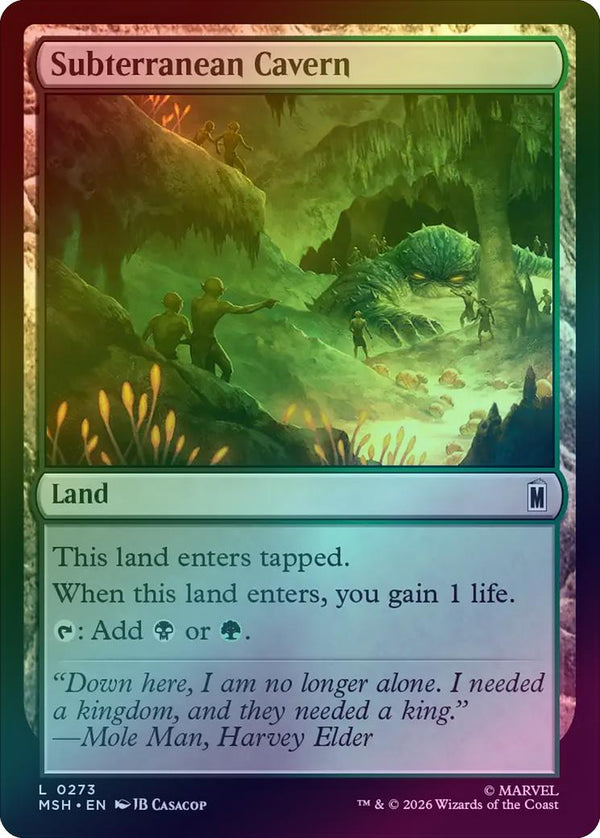 Subterranean Cavern (Foil) (MSH) (Pre-Order)