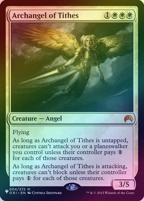 Archangel of Tithes - ORI Reprint (Foil) (PLST)