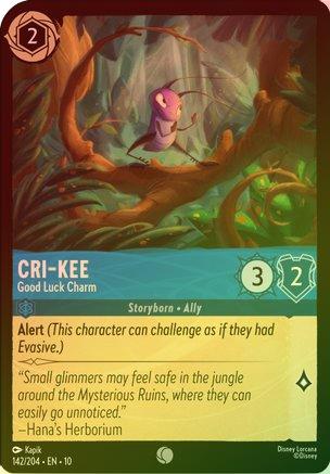 Cri-Kee (Good Luck Charm) - 142/204 - Common (Foil)