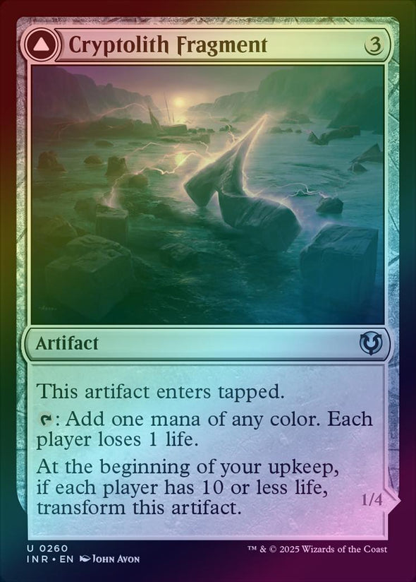 Cryptolith Fragment // Aurora of Emrakul (Foil) (INR)