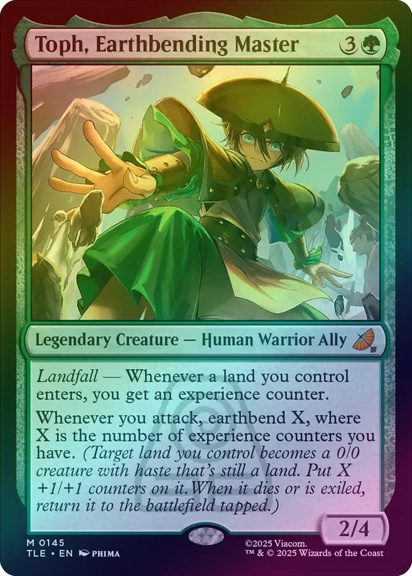 Toph, Earthbending Master (Foil) (TLE)