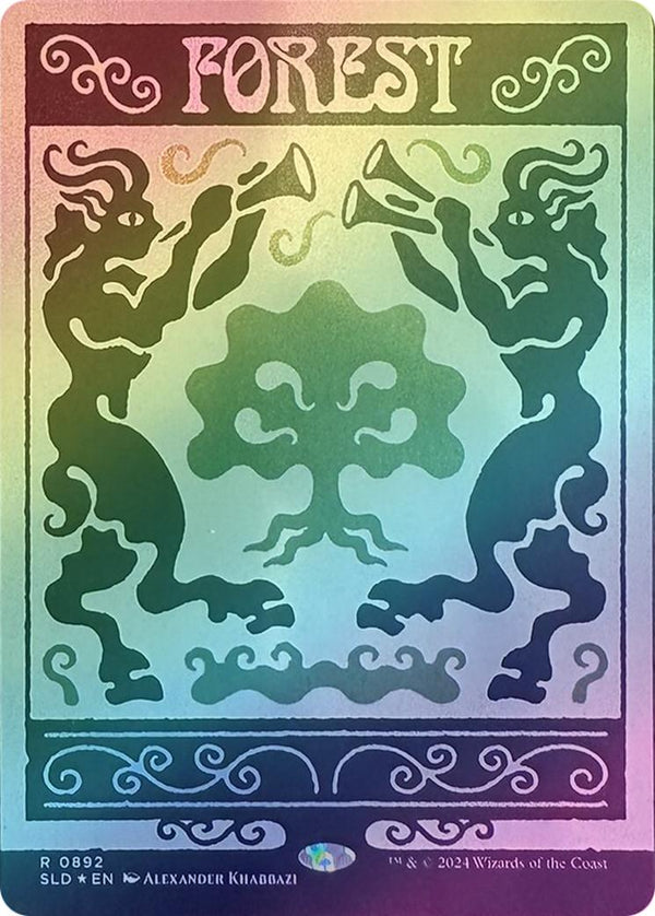 Forest (0892) - Deceptive Districts (Rainbow Foil) (SLD)