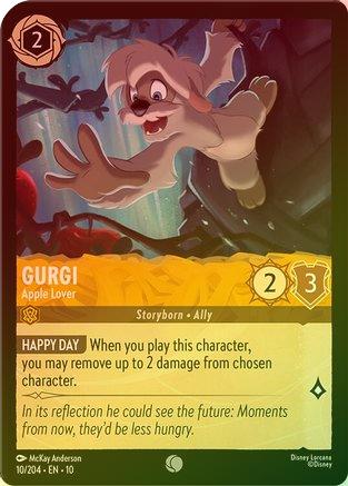 Gurgi (Apple Lover) - 10/204 - Common (Foil)