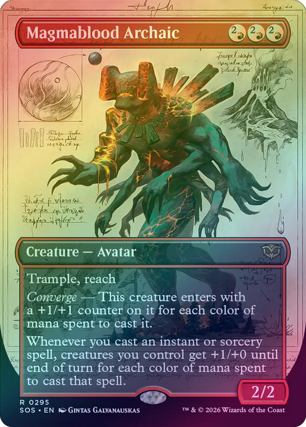 Magmablood Archaic - Borderless (Foil) (SOS)