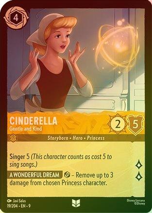 Cinderella (Gentle and Kind) (Fabled Reprint) - 19/204 - Uncommon (Foil)