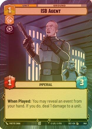 ISB Agent (Hyperspace Foil) - 940 - Common (Foil)