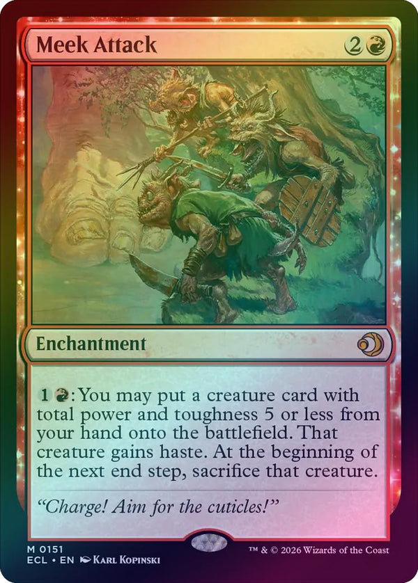 Meek Attack (Foil) (ECL)