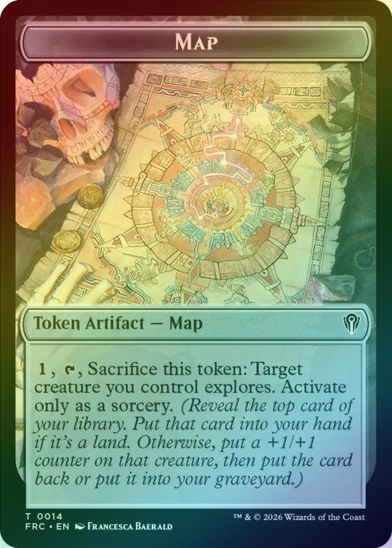Gingerbrute // Map Token (Foil) (TFRC)