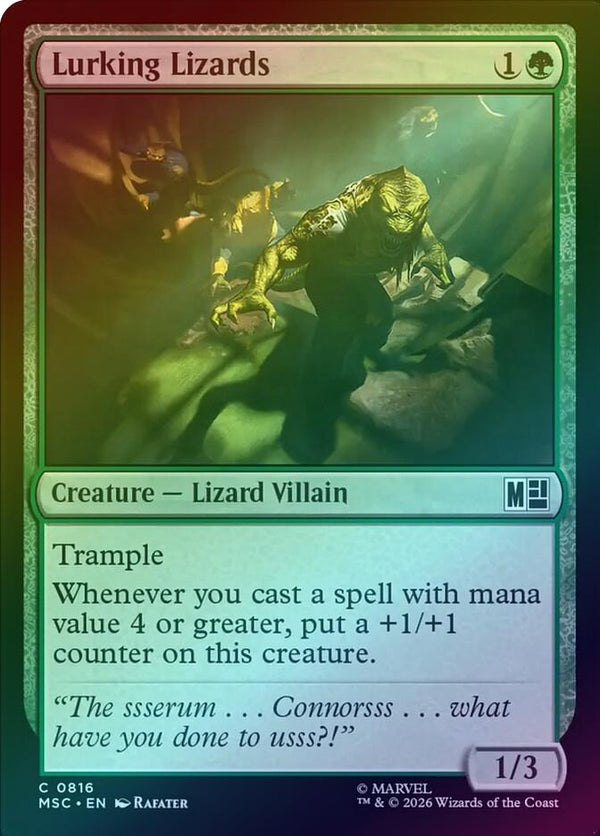 Lurking Lizards (Foil) (MSC)