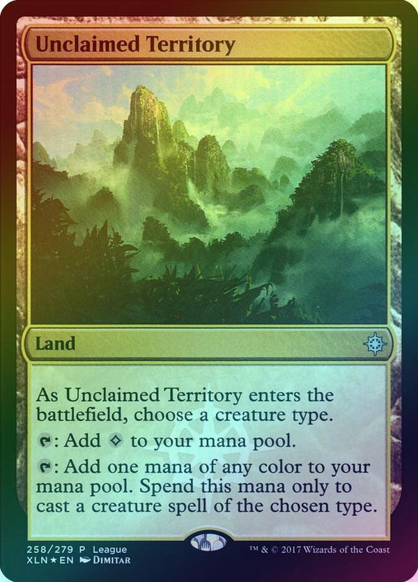 Unclaimed Territory - League Promo (Foil) (XLN)