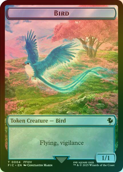 Bird // Hero (028) Token (Surge Foil) (TFIC)