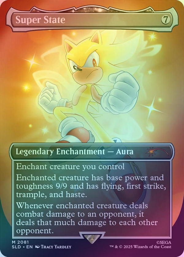 Super State - Secret Lair x Sonic: Friends & Foes (Rainbow Foil) (SLD)