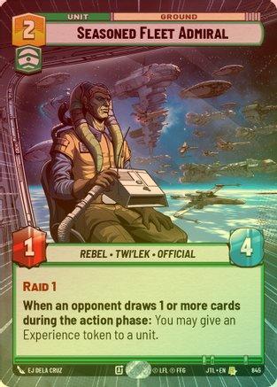 Seasoned Fleet Admiral (Hyperspace) - 845 - Rare (Foil)