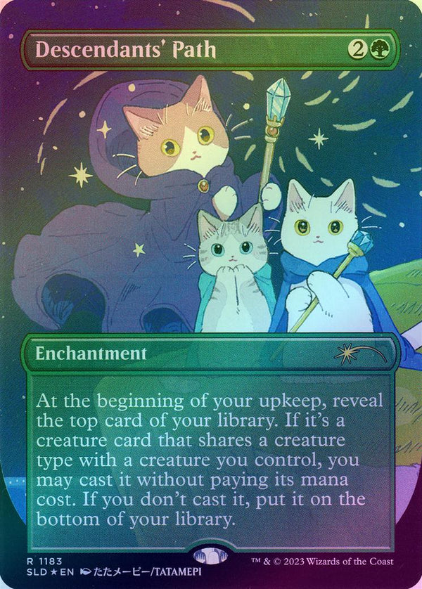 Descendants' Path - Borderless (Foil) (SLD)