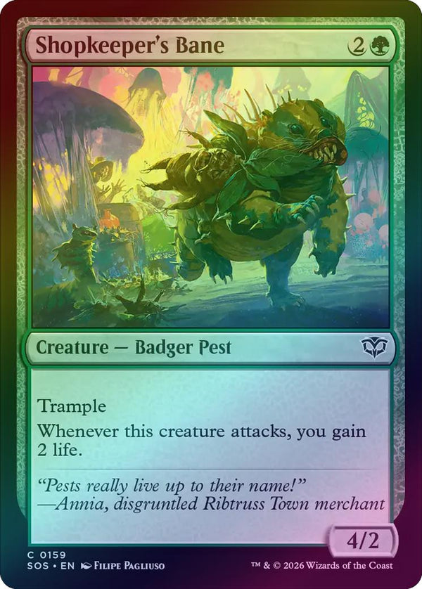 Shopkeeper's Bane (Foil) (SOS)