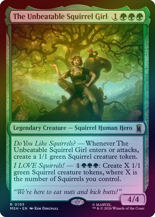 The Unbeatable Squirrel Girl (Foil) (MSH) (Pre-Order)