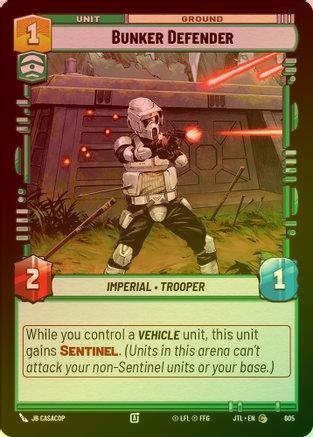 Bunker Defender - 605 - Common (Foil)