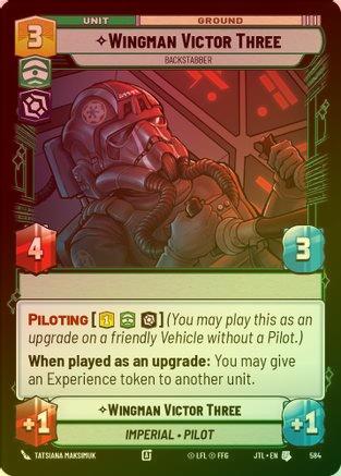 Wingman Victor Three - Backstabber - 584 - Uncommon (Foil)