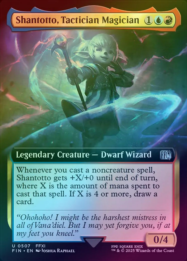 Shantotto, Tactician Magician - Extended Art (Foil) (FIN)