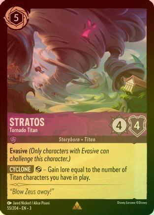 Stratos (Tornado Titan) - 55//204 - Rare (Foil)