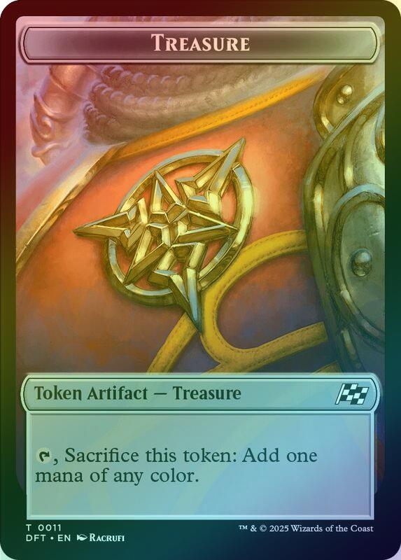 Thopter (009) // Treasure Token (Foil) (TDFT)