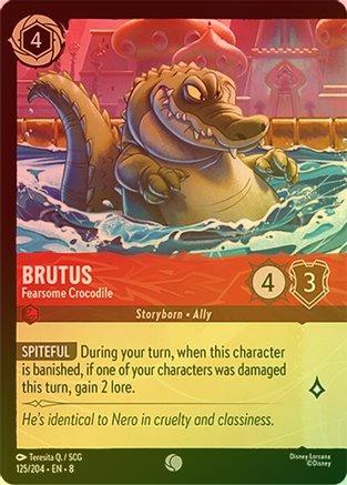 Brutus (Fearsome Crocodile) - 125/204 - Common (Foil)