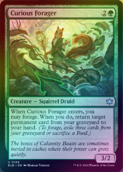 Curious Forager (Foil) (BLB)