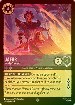 Jafar (Newly Crowned) - 51/204 - Super Rare (Foil)