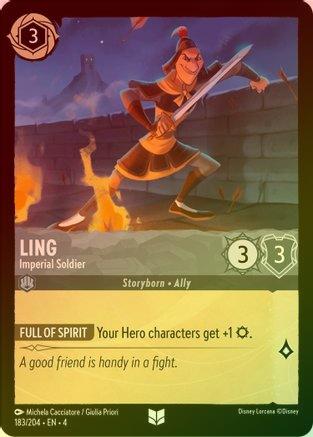 Ling (Imperial Soldier) - 183/204 - Uncommon (Foil)